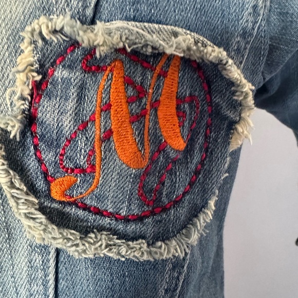 Makaveli Denim designer Jacket . Ptp 18 X 21 inches - Picture 4 of 12